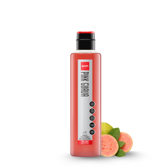 Syrup Shott - Vị Ổi Hồng (Pink Guava) - Chai 1L